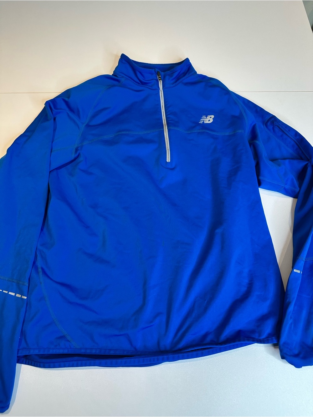 New Balance Men's Royal Blue Half-Zip Performance Pullover